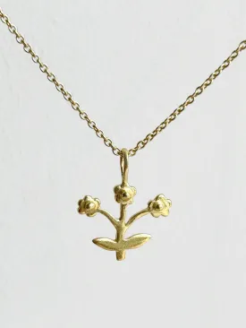 Gold Posie Necklace