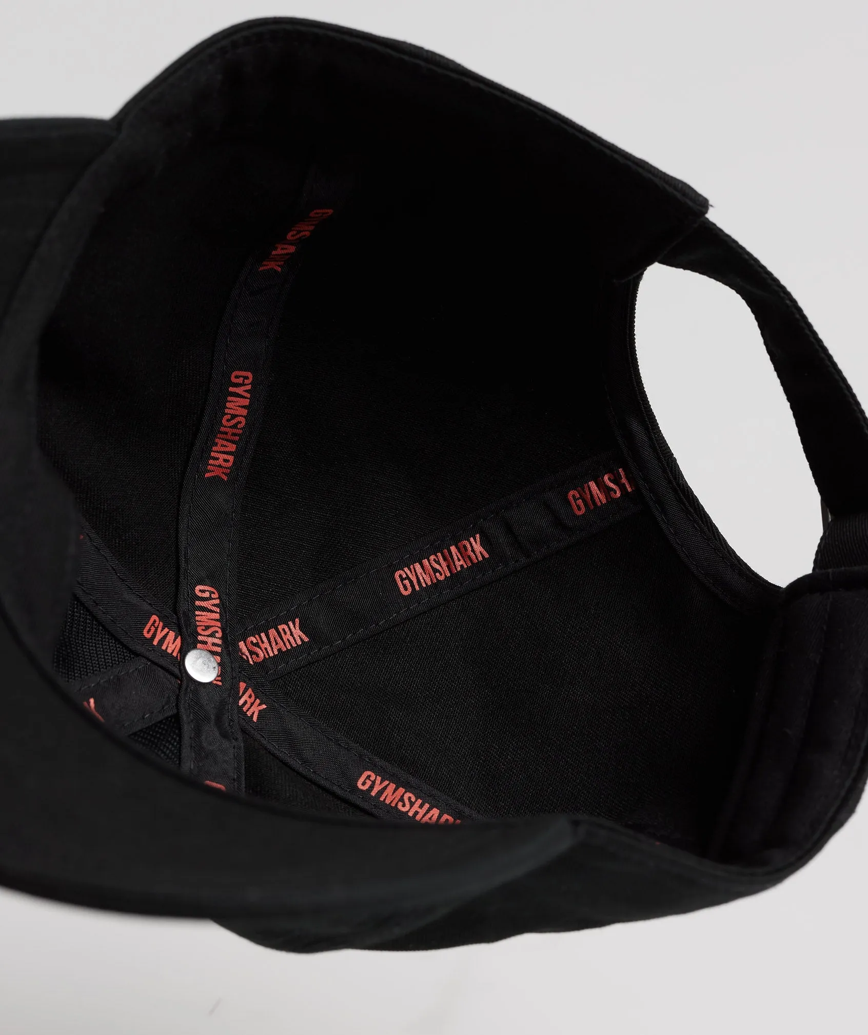 Gymshark Overlap Baseball Cap - Black/Solstice Orange