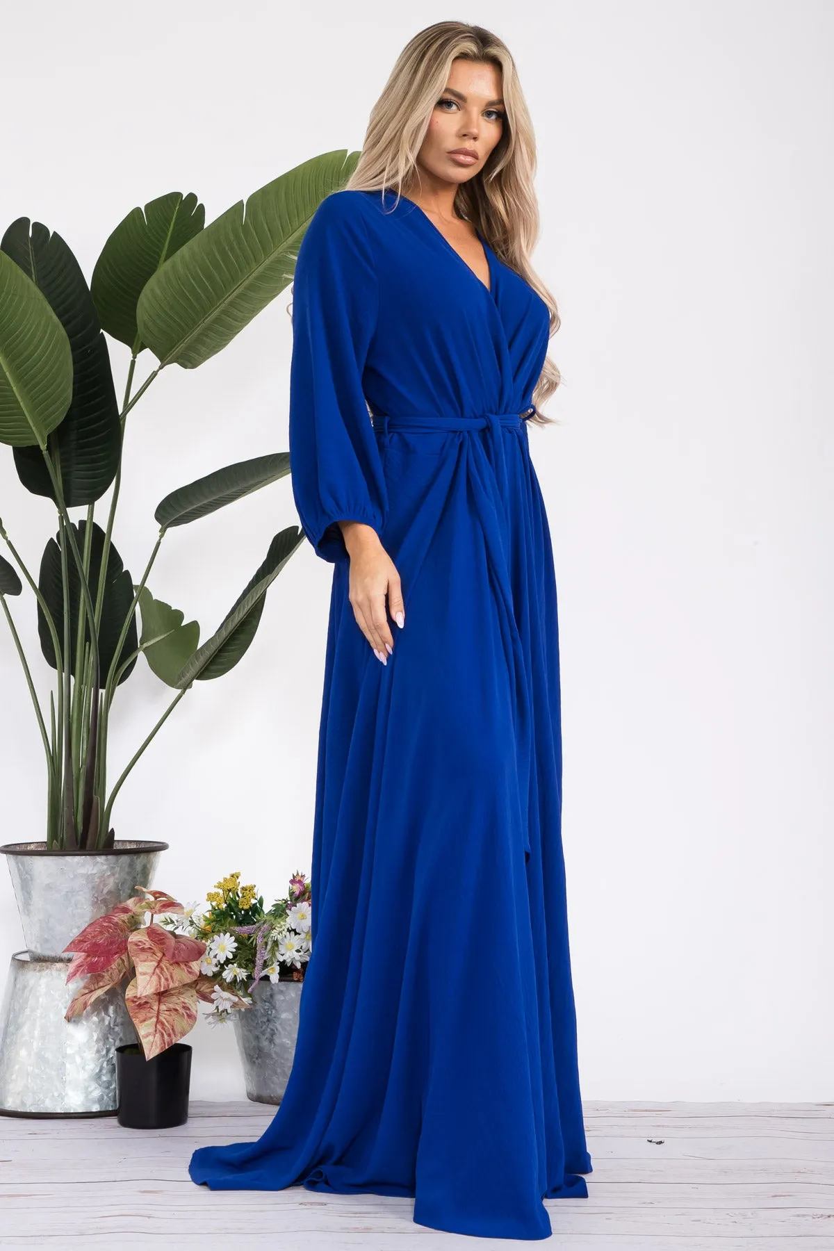 HH568X-S - LONGSLEEVE MAXI DRESS
