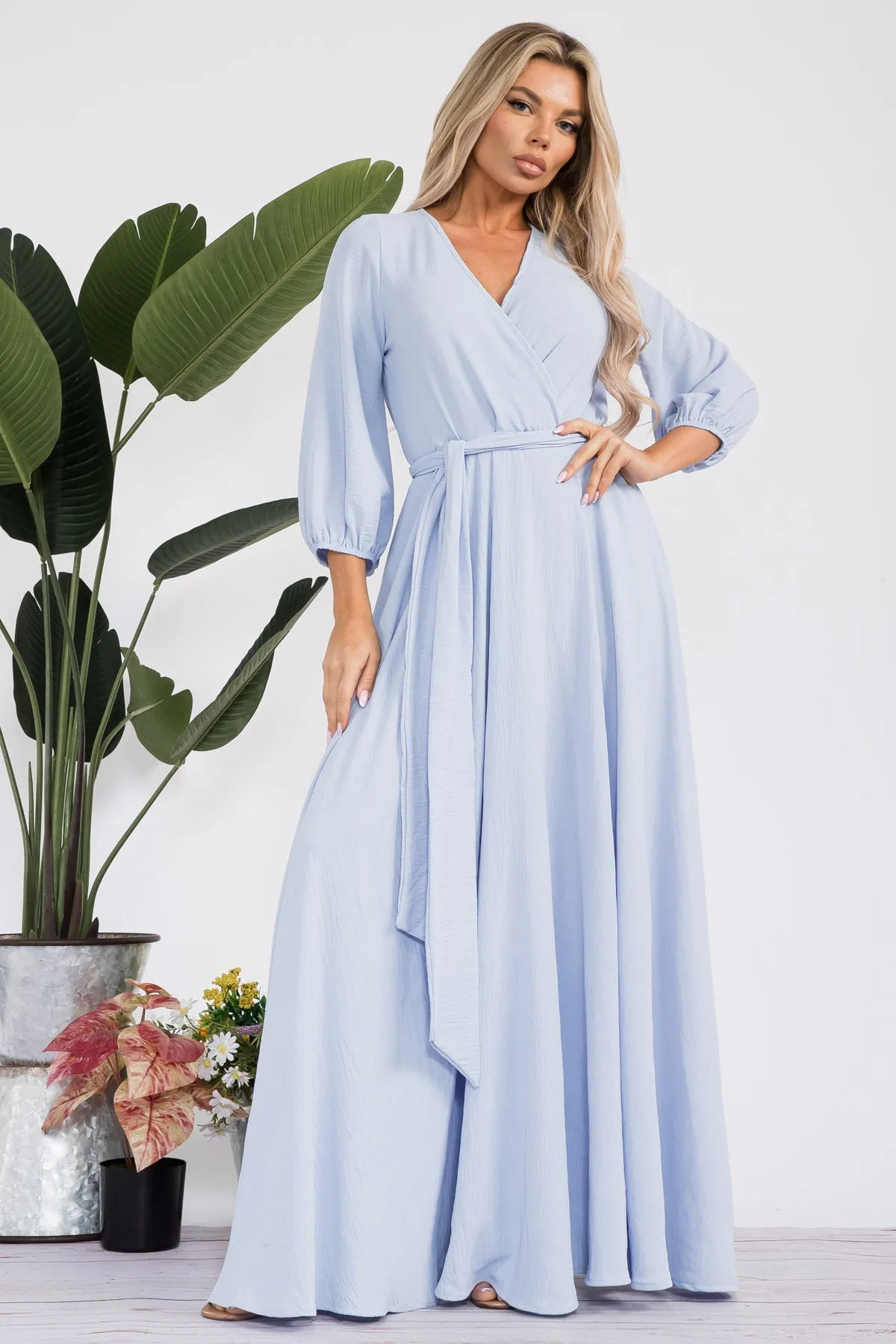 HH568X-S - LONGSLEEVE MAXI DRESS