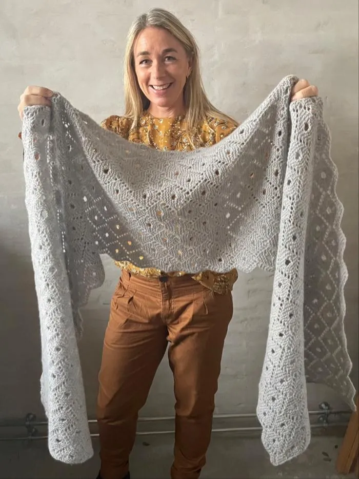 Hjerterum scarf by Önling, knitting pattern
