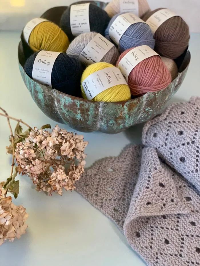 Hjerterum scarf by Önling, knitting pattern