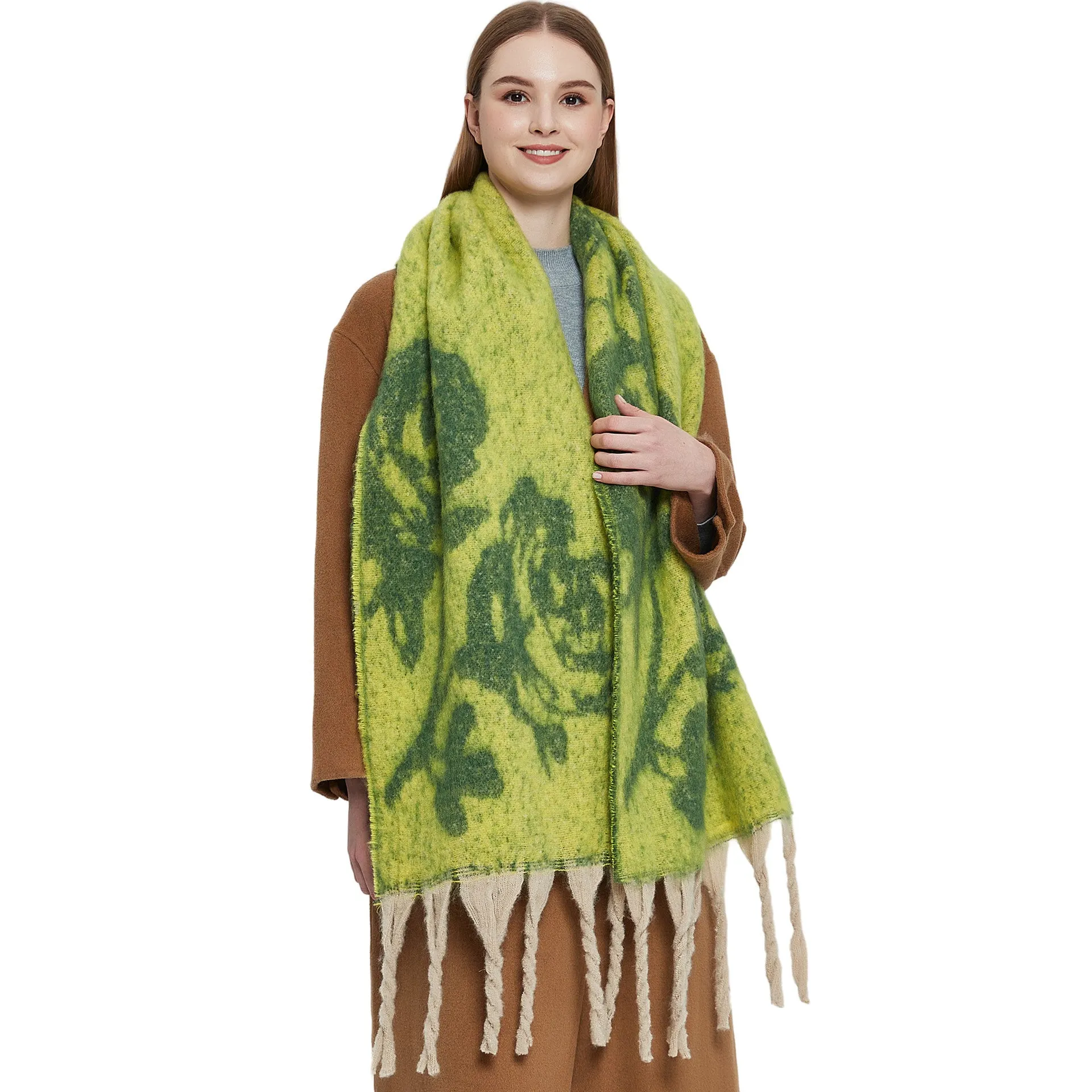 JH-TH21 roses winter scarf