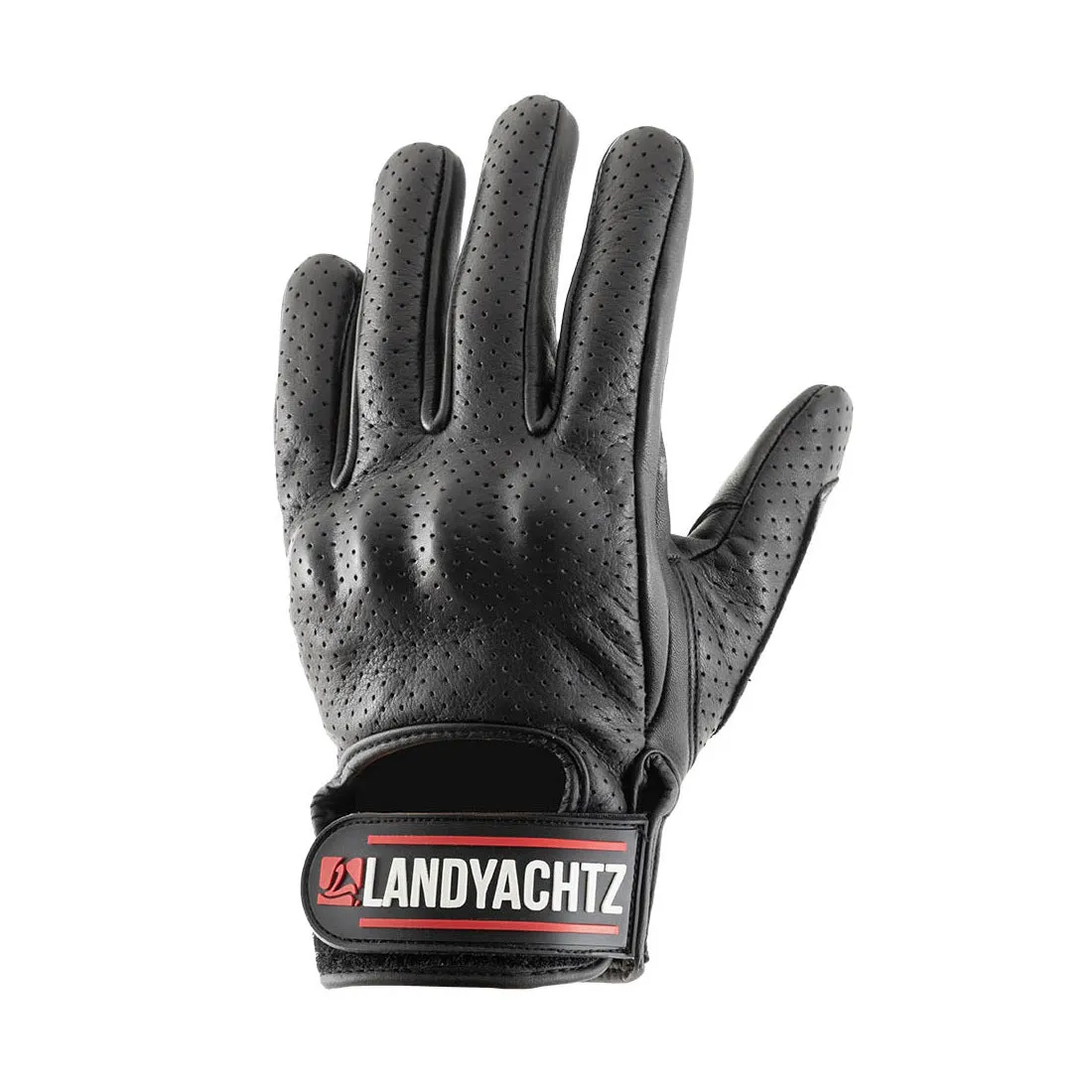 Landyachtz Leather Race Slide Gloves - Black
