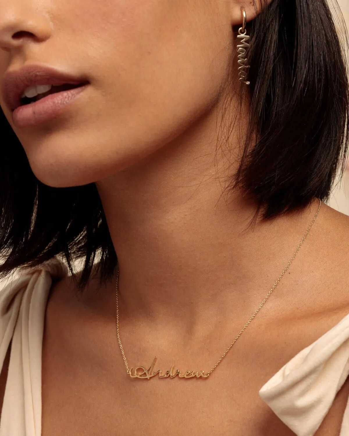 Malibu Name Necklace - 925 Sterling Silver