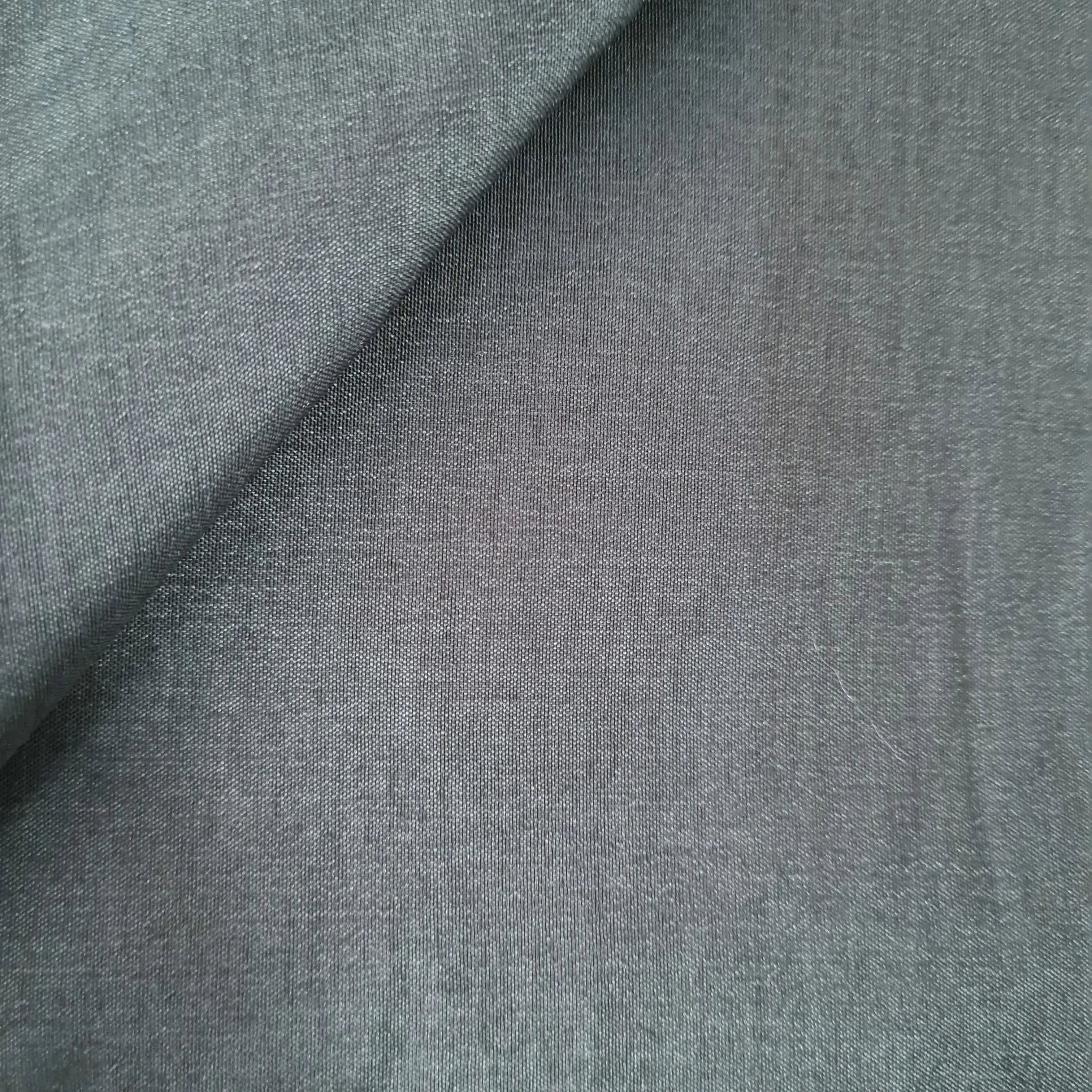 Military Green Solid Russian Silk Fabric 17935