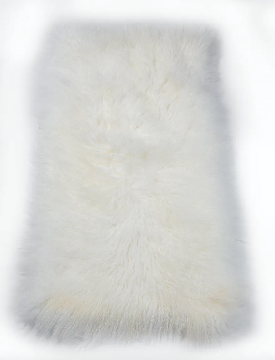 Mongolian Sheepskin Throw - FREE SHIPPING