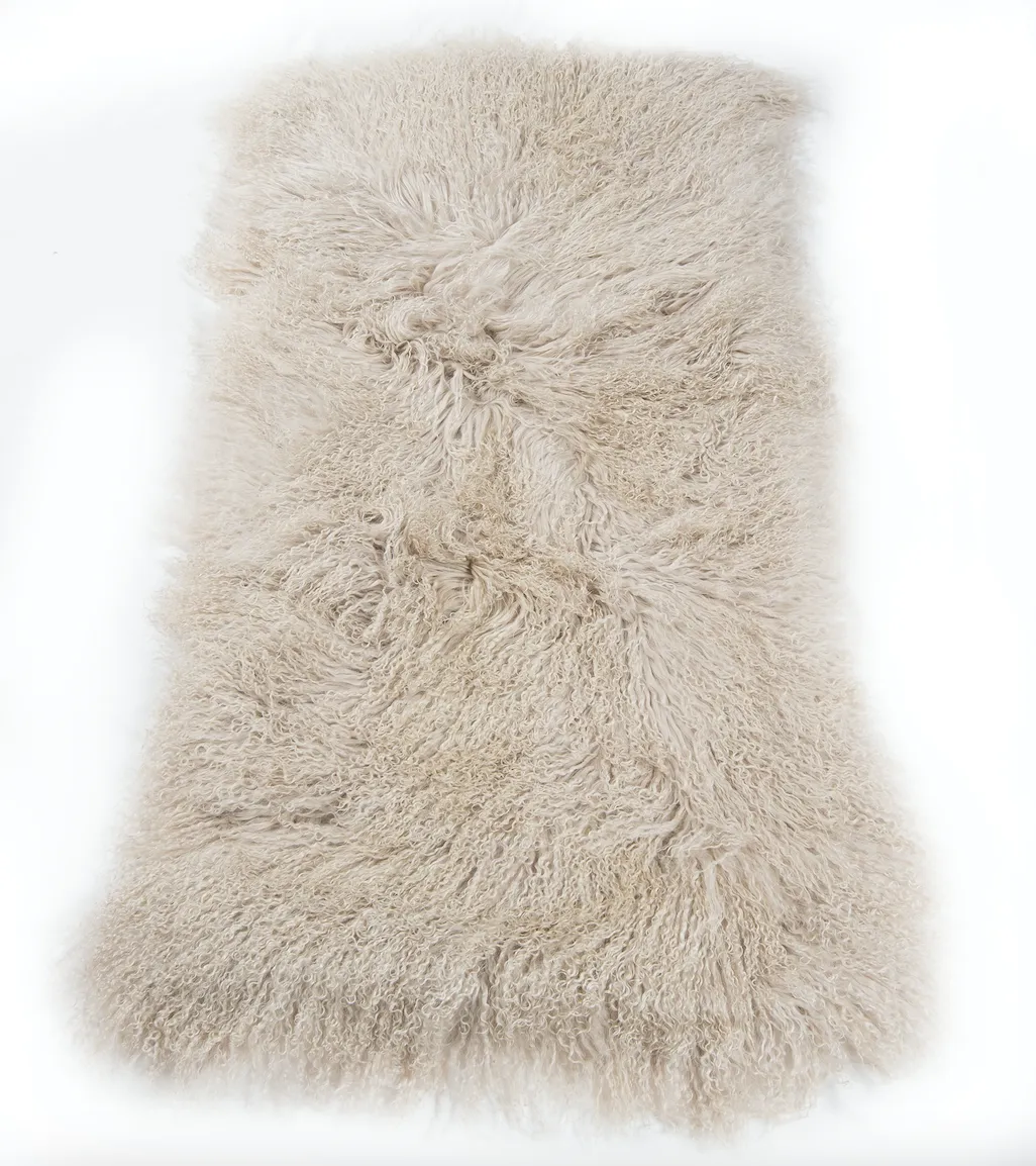 Mongolian Sheepskin Throw - FREE SHIPPING