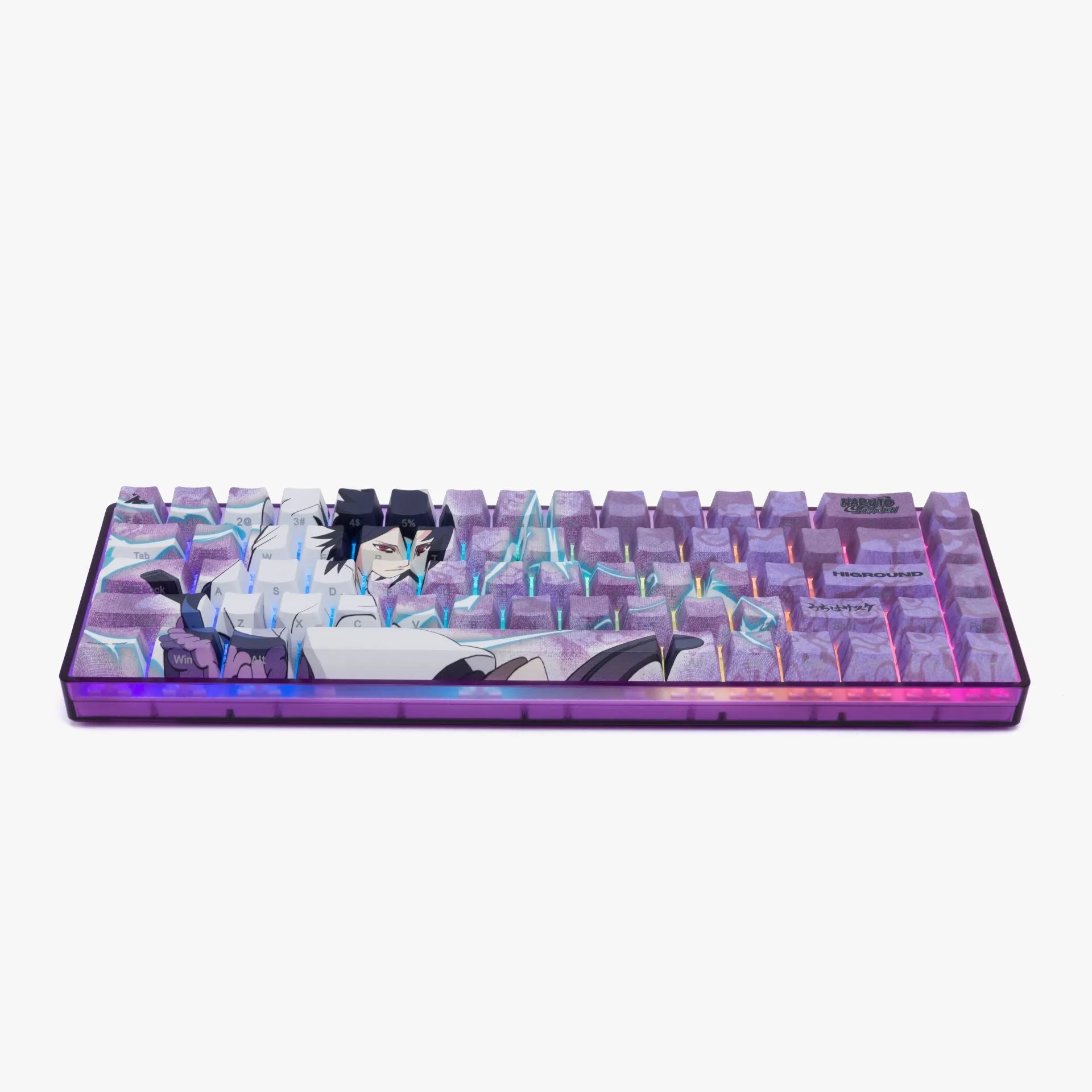 Naruto x HG Base 65 Keyboard - Sasuke