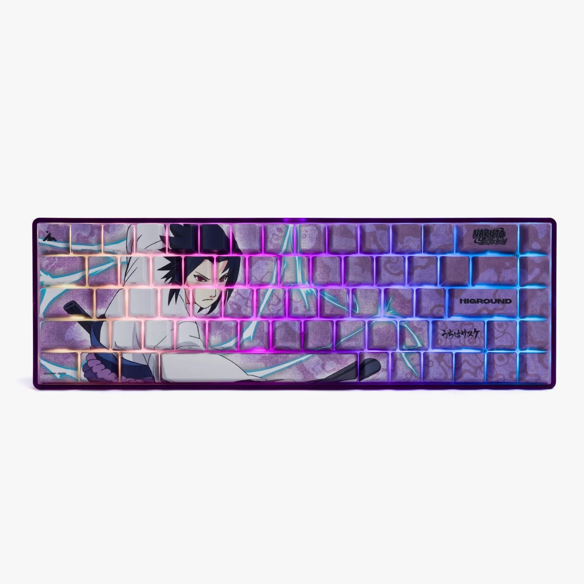 Naruto x HG Base 65 Keyboard - Sasuke