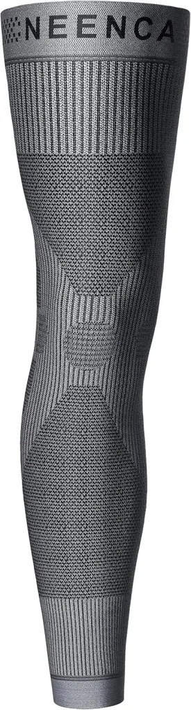 NEENCA Compression Leg Sleeve - Long Knee Sleeve, Ultra-thin Leg Sleeve with Graphene Ions Infused Fabric for Knee Pain Relief, Swelling, Arthritis, Poor Circulation, Runner, Sports - FSA/HSA Approved