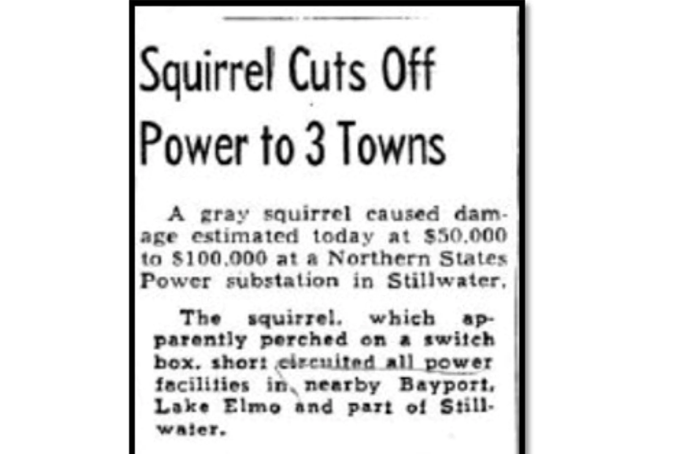Newspaper Article Request