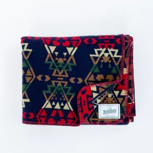 Norris Wool Throw - Indian Print