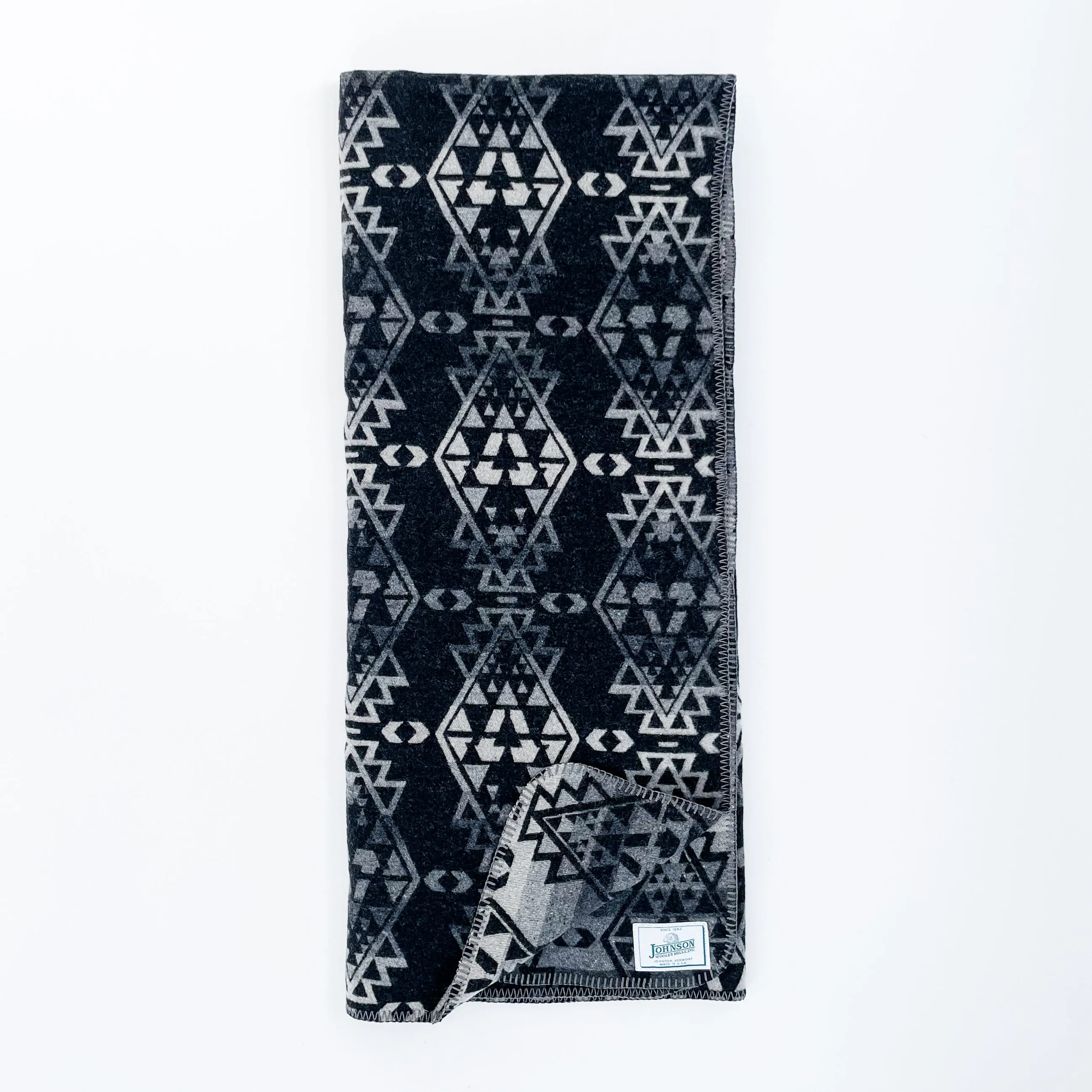 Norris Wool Throw - Indian Print