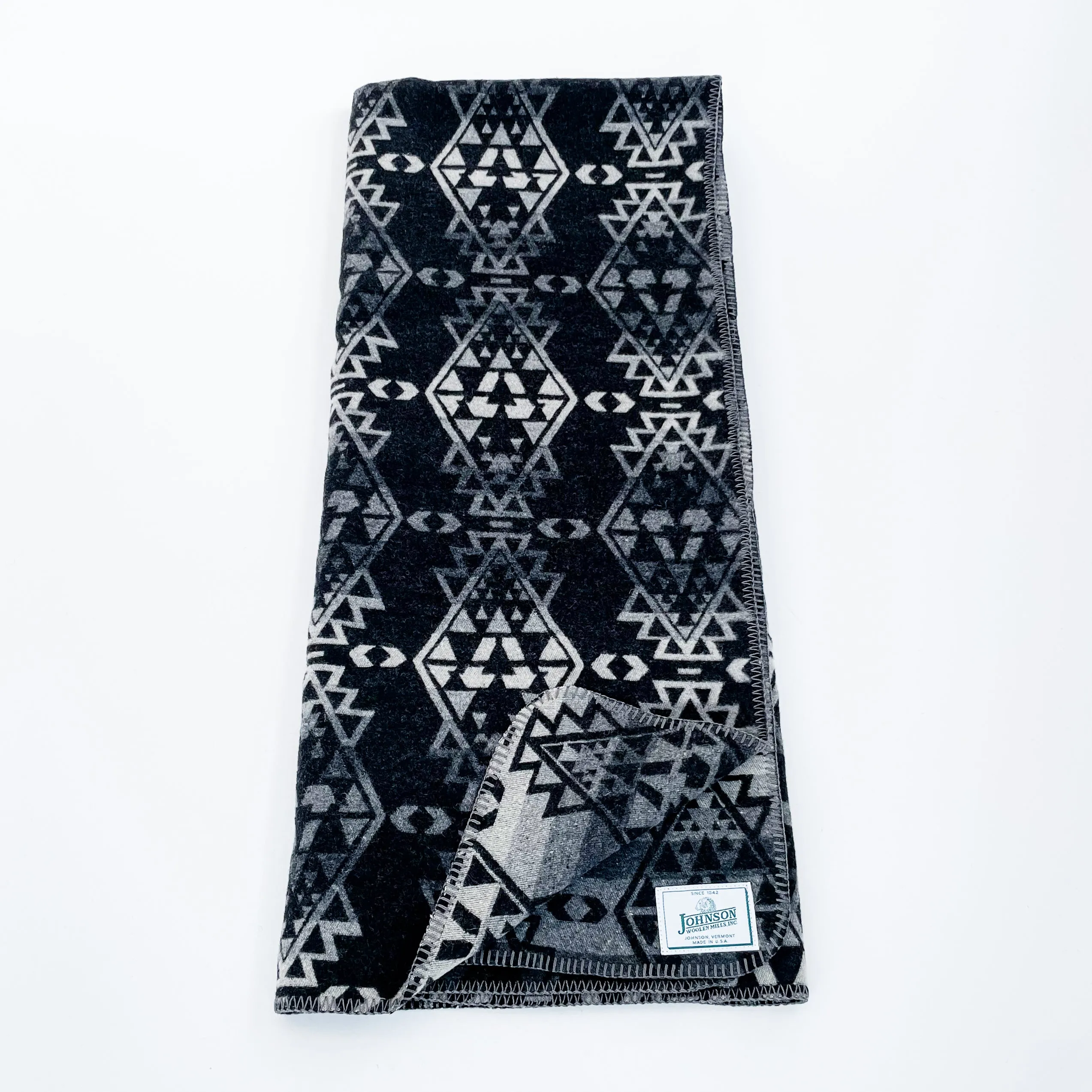 Norris Wool Throw - Indian Print
