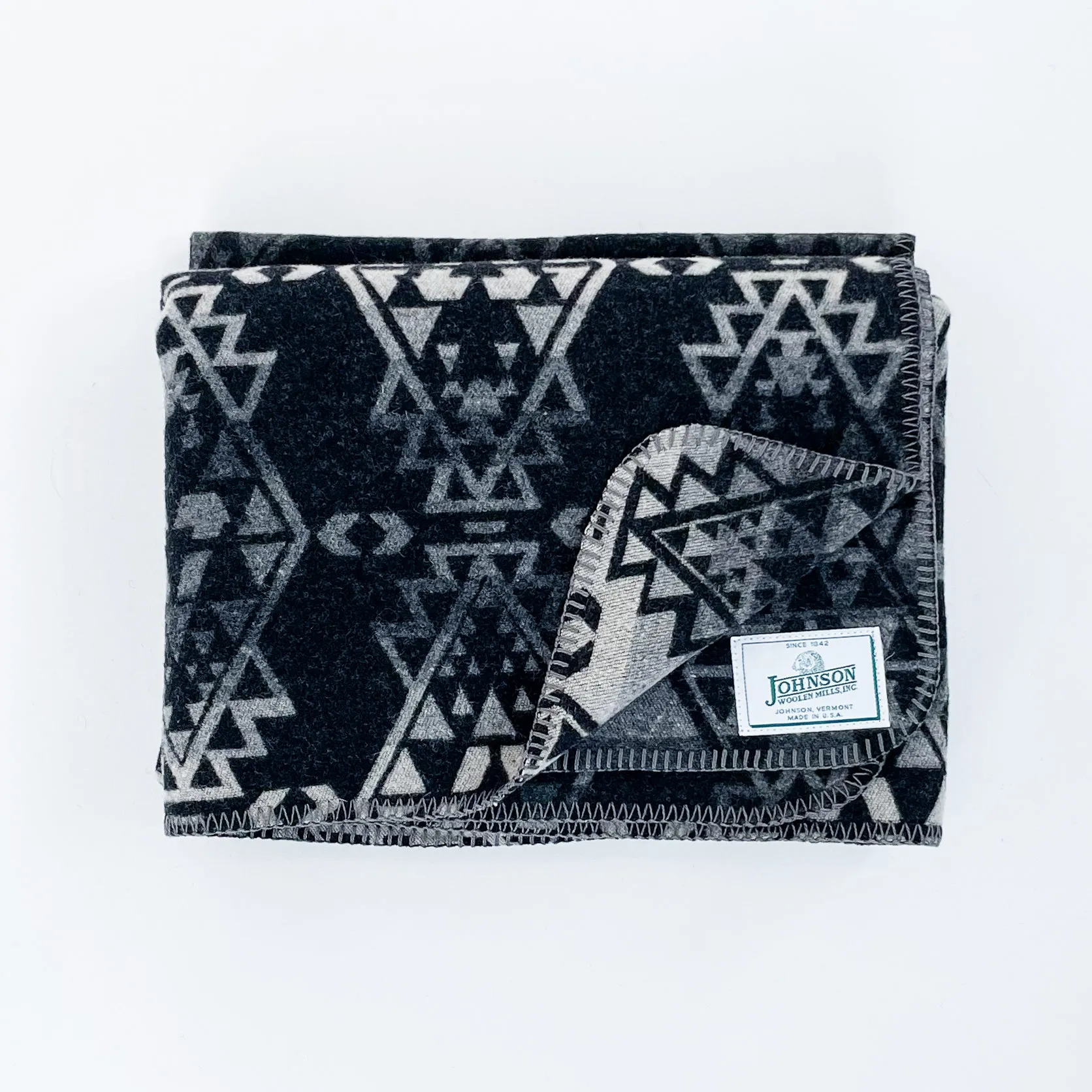 Norris Wool Throw - Indian Print
