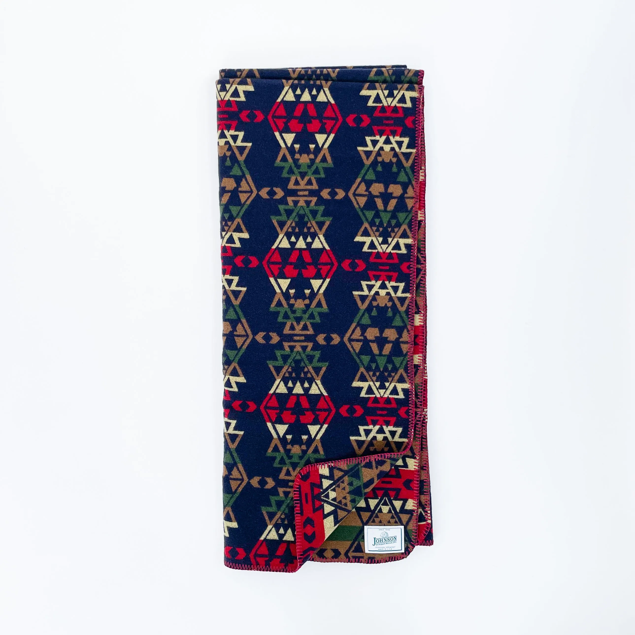 Norris Wool Throw - Indian Print