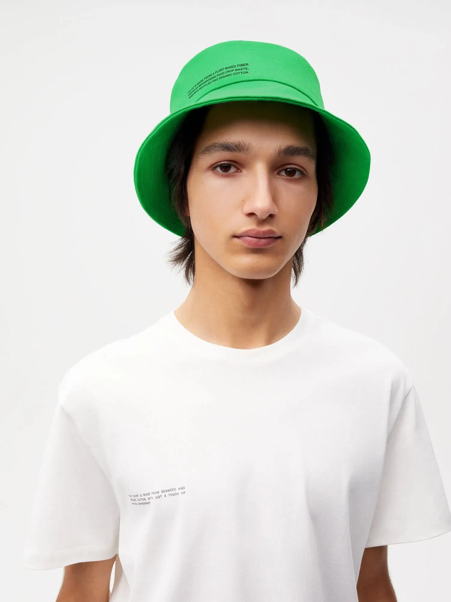 Oilseed Hemp Bucket Hat—jade green