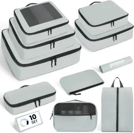 Packing Cubes for Travel | 10 Set Mint |Durable Luggage Organizer 4 Size(Extra Large, Large, Medium, Small),Comprehensive Cubes for Toiletry,Underwear, Shoe,Travel Essentials,Efficient Women Gifts