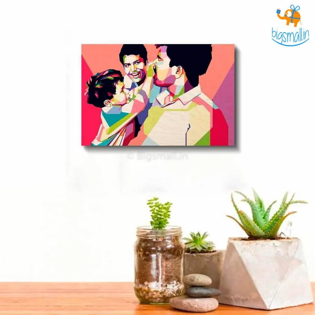 Personalized Pop Art - Three Face | COD not available