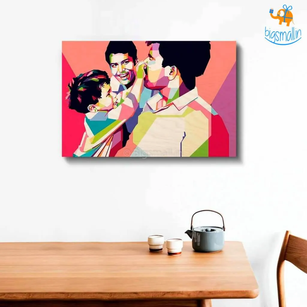 Personalized Pop Art - Three Face | COD not available