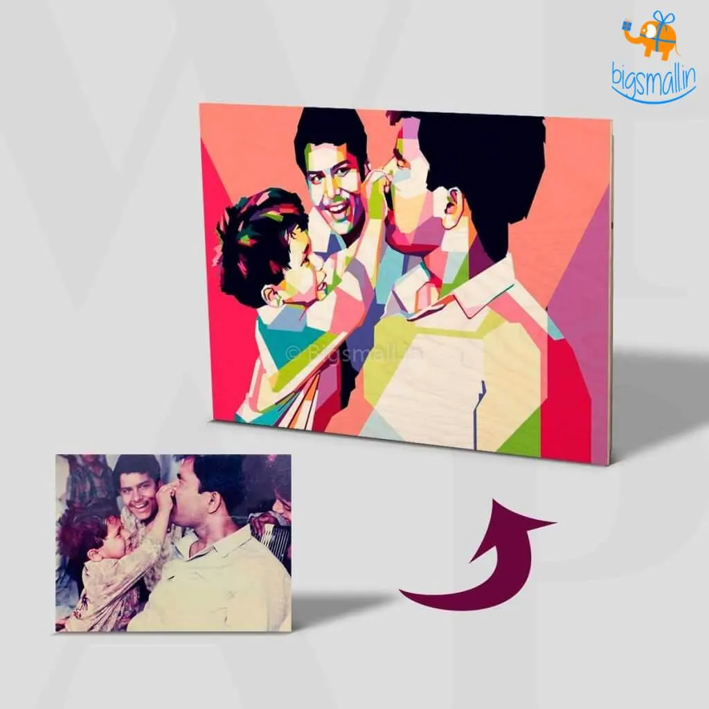 Personalized Pop Art - Three Face | COD not available