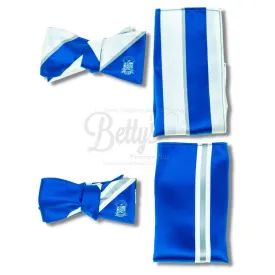 Phi Beta Sigma ΦΒΣ Bow Tie and Pocket Square Combo