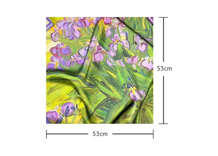 Pre Order:  Tulips Artwork Silk Scarf