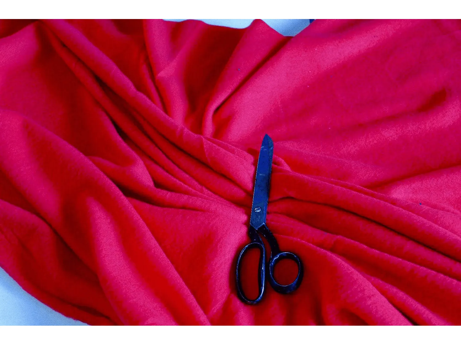 RED  Polar Fleece  Fabric 200 gsm - 150 cms - Anti Pil