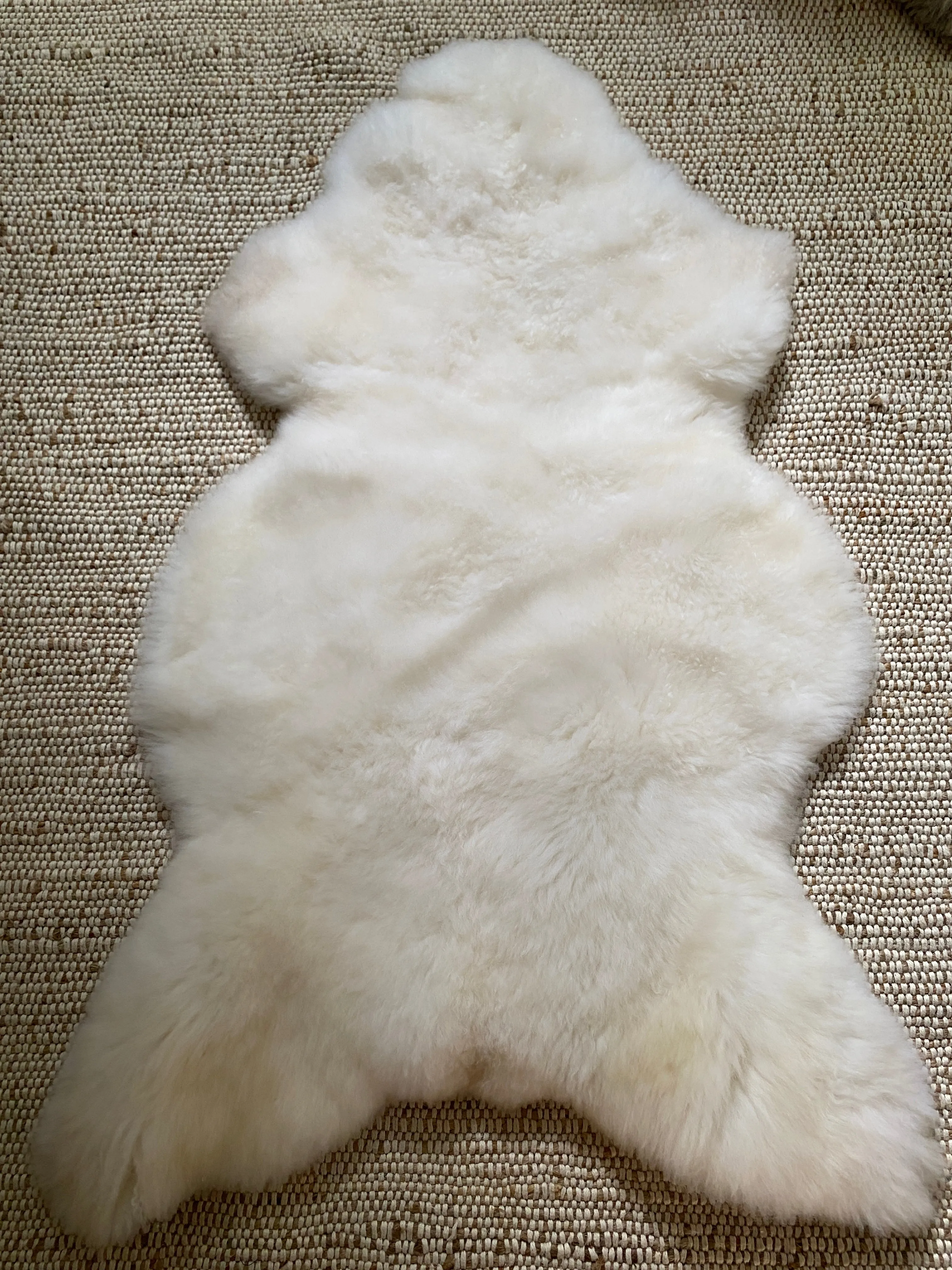 “seconds”  Classic Ivory Sheepskin