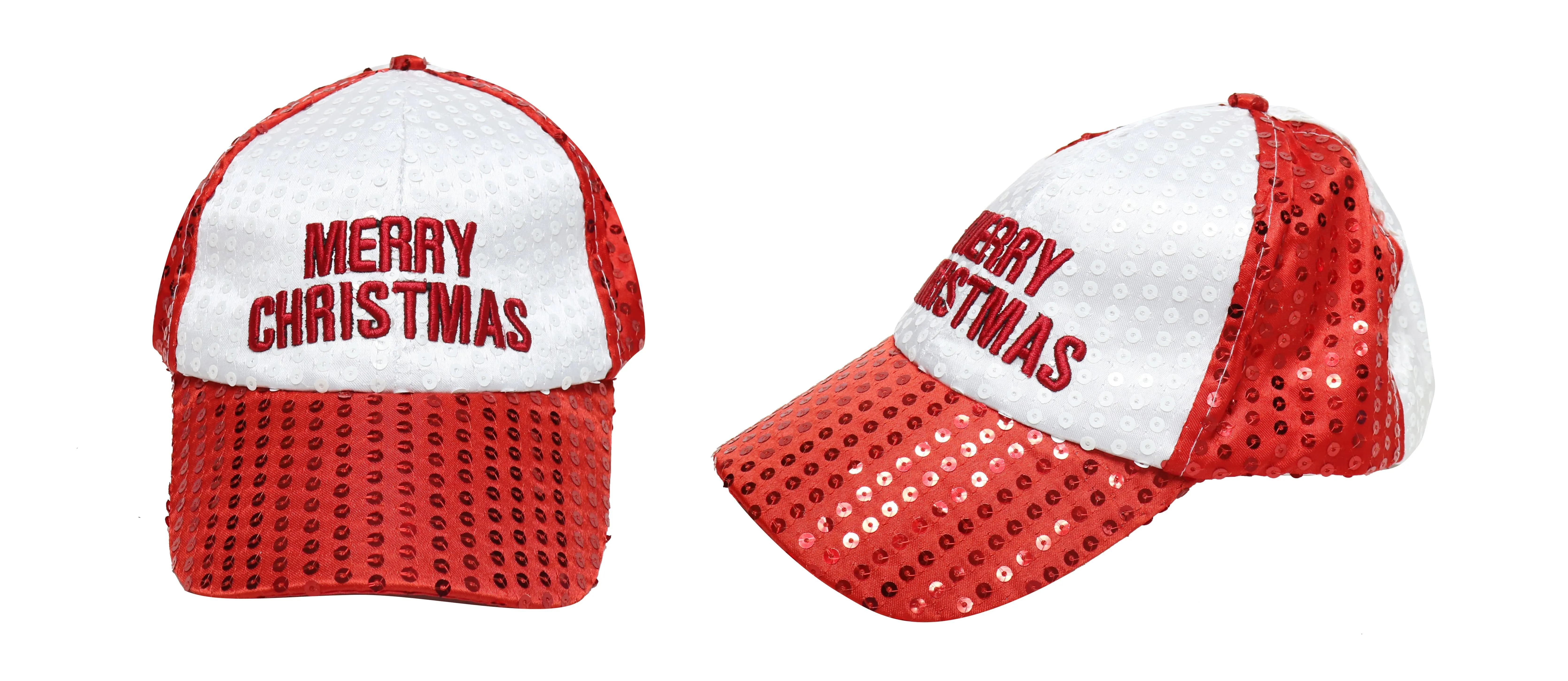 Sequin Embroidered Baseball Cap Asst