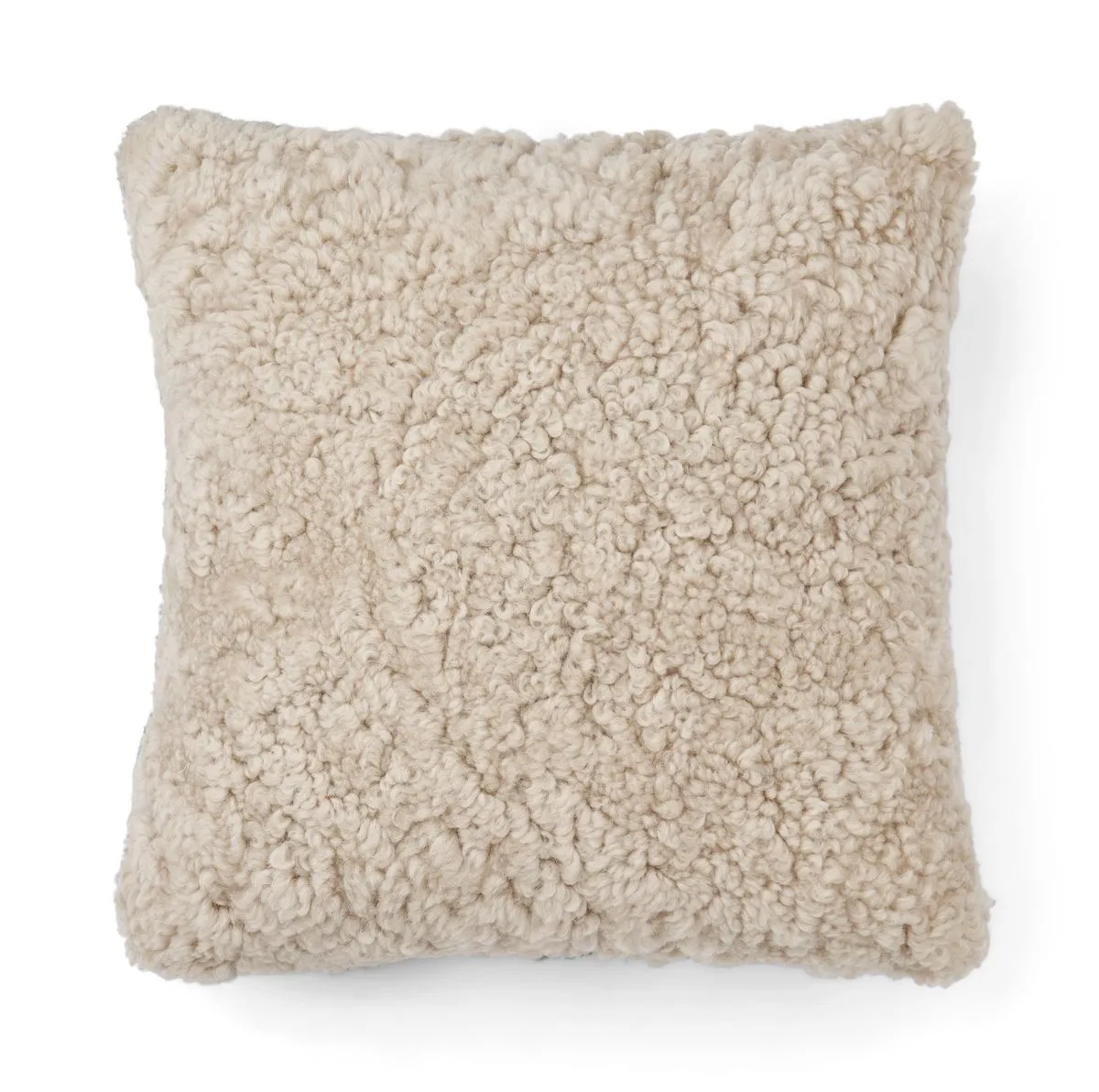 Short-Wool Sheepskin Cushion | Doublesided | 46x46 cm