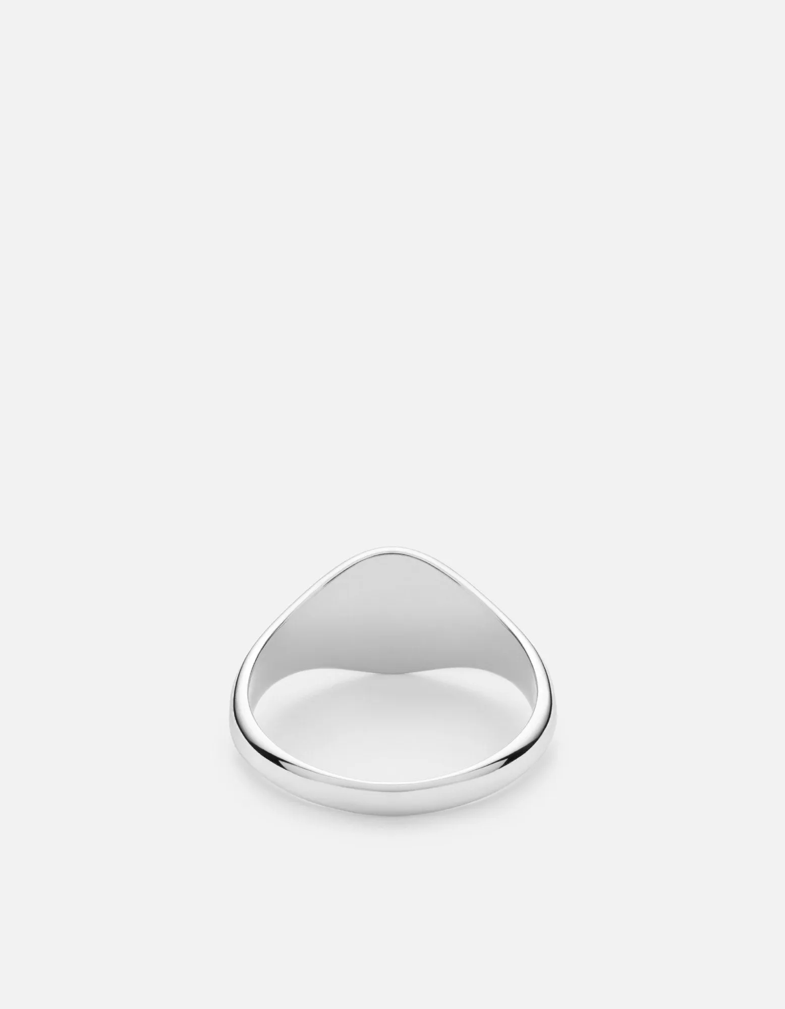 Signet Ring, Sterling Silver/ 3 Letter