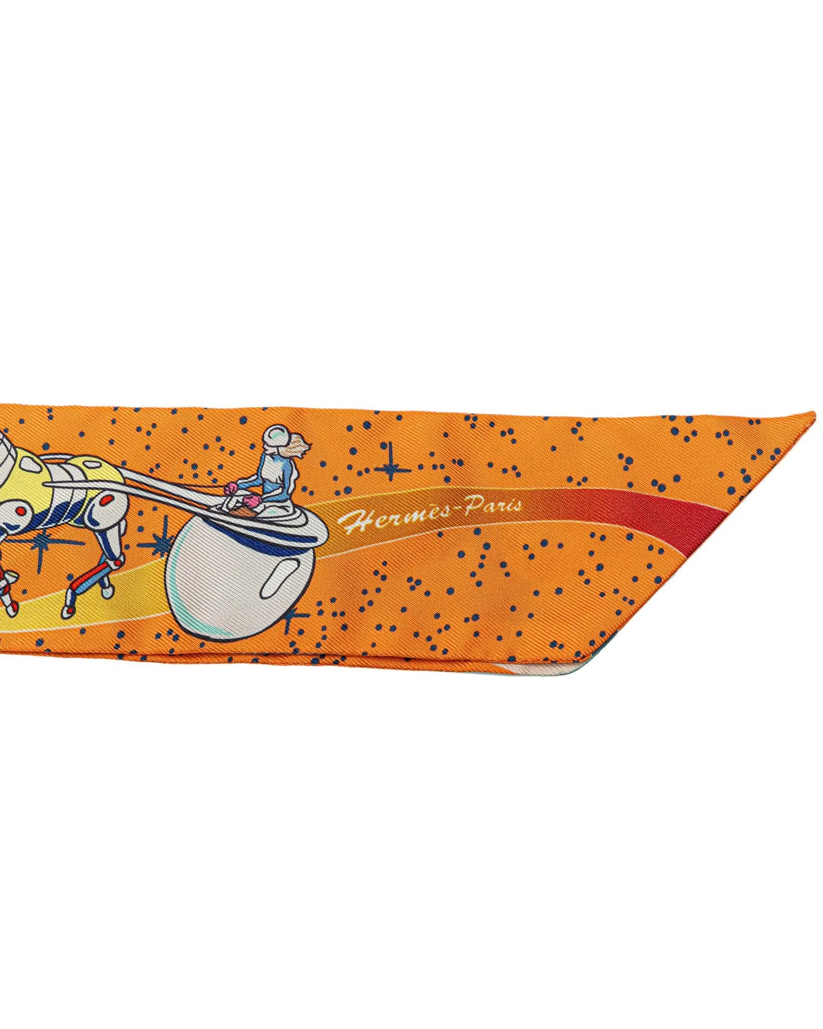 Silk Space Derby Twilly Scarf