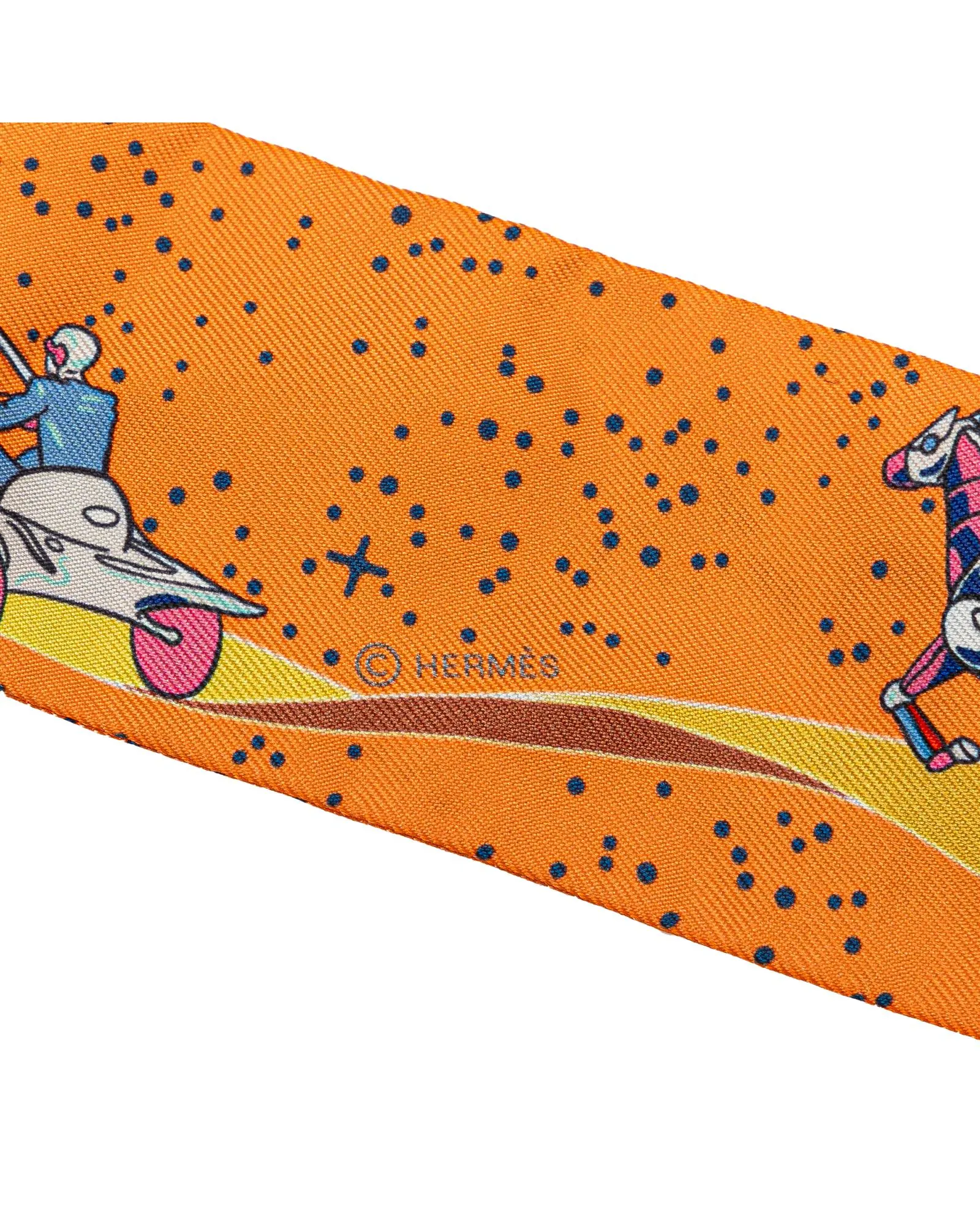 Silk Space Derby Twilly Scarf