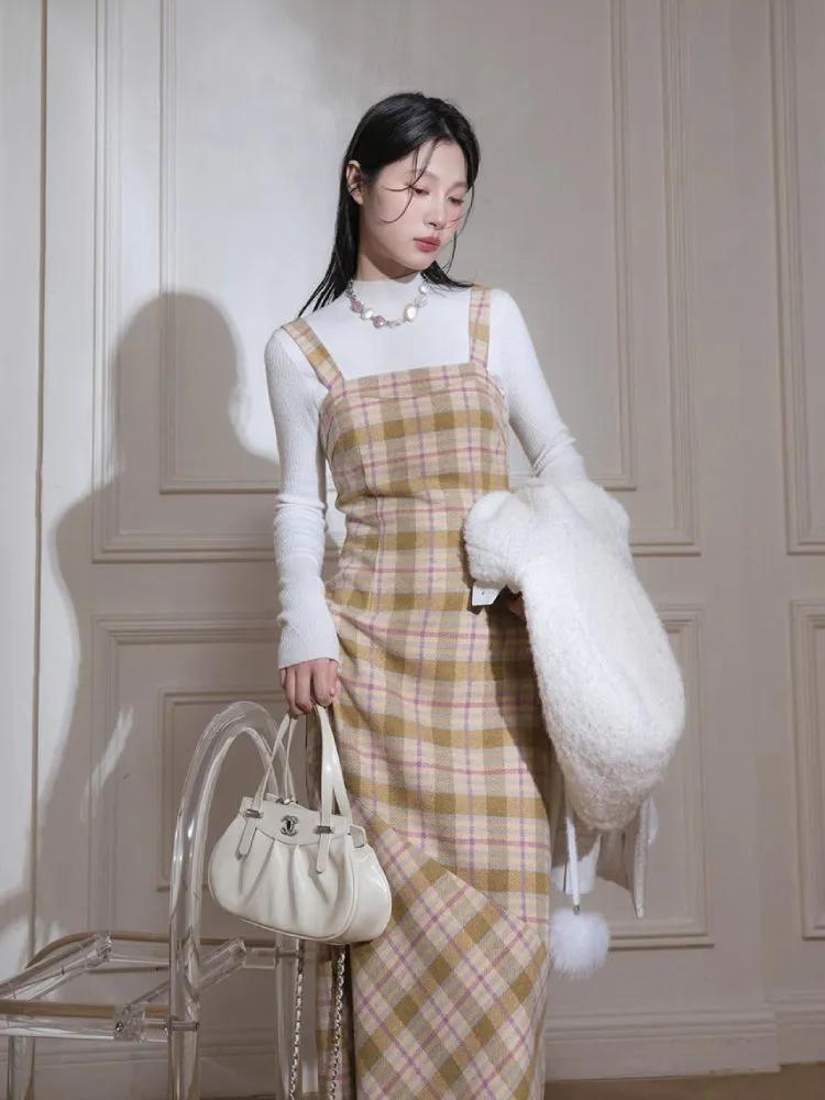 Thick wool short sweater   scarf【s0000005865】