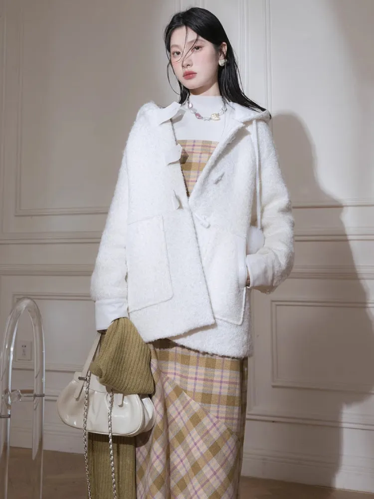 Thick wool short sweater   scarf【s0000005865】