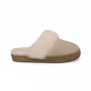 UGG Aira Knit Cream Slippers