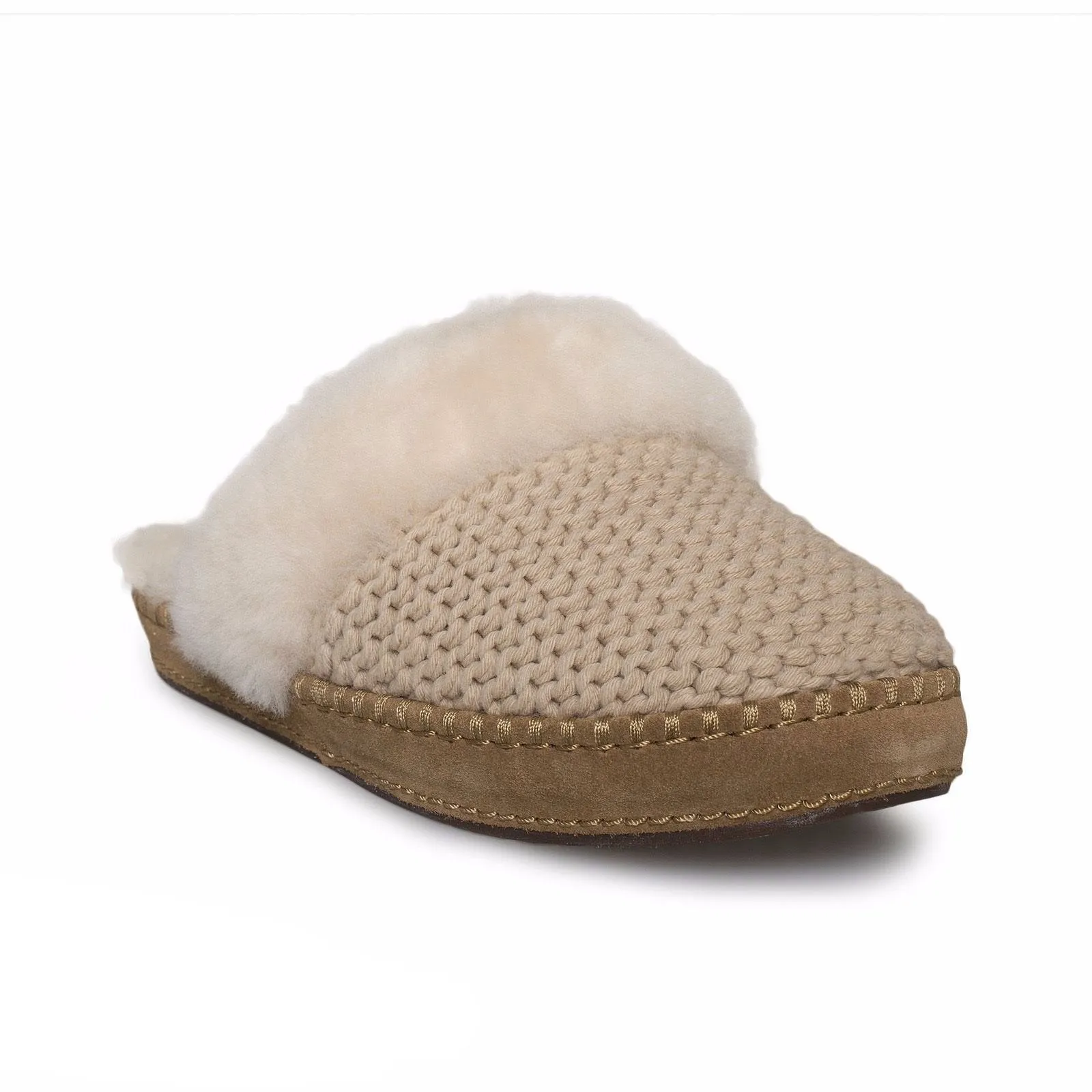 UGG Aira Knit Cream Slippers
