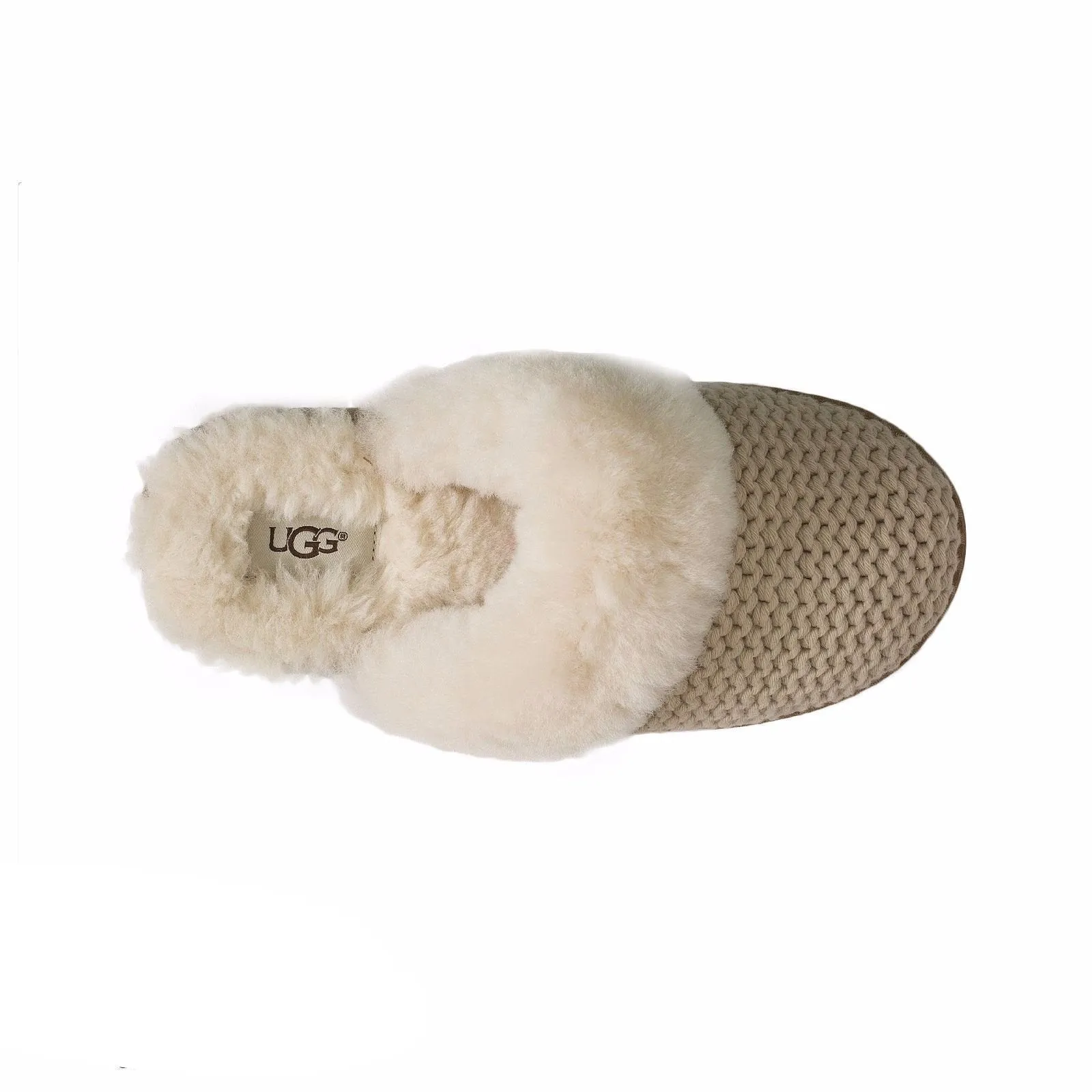 UGG Aira Knit Cream Slippers