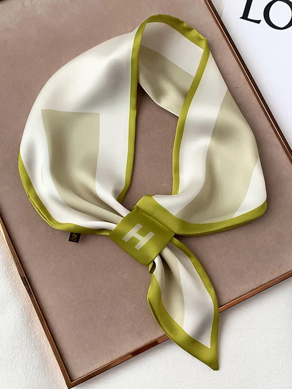 Urban Silk Imitation Letter Print Printed Scarf