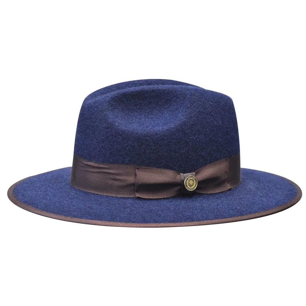 Urban Wide Flat Brim Fedora by Bruno Capelo