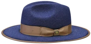 Urban Wide Flat Brim Fedora by Bruno Capelo