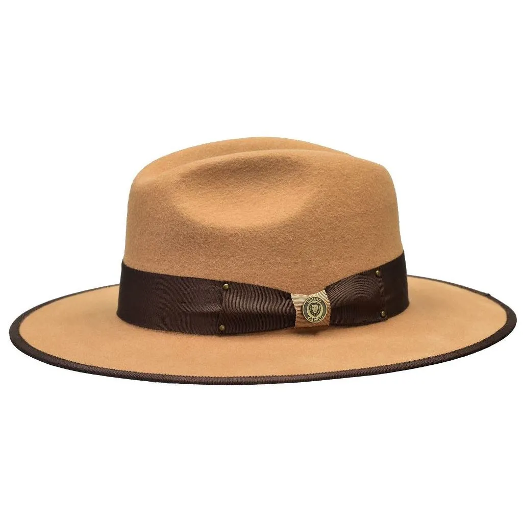 Urban Wide Flat Brim Fedora by Bruno Capelo