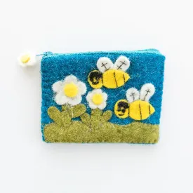 Whimsy Floral Bee Pouch