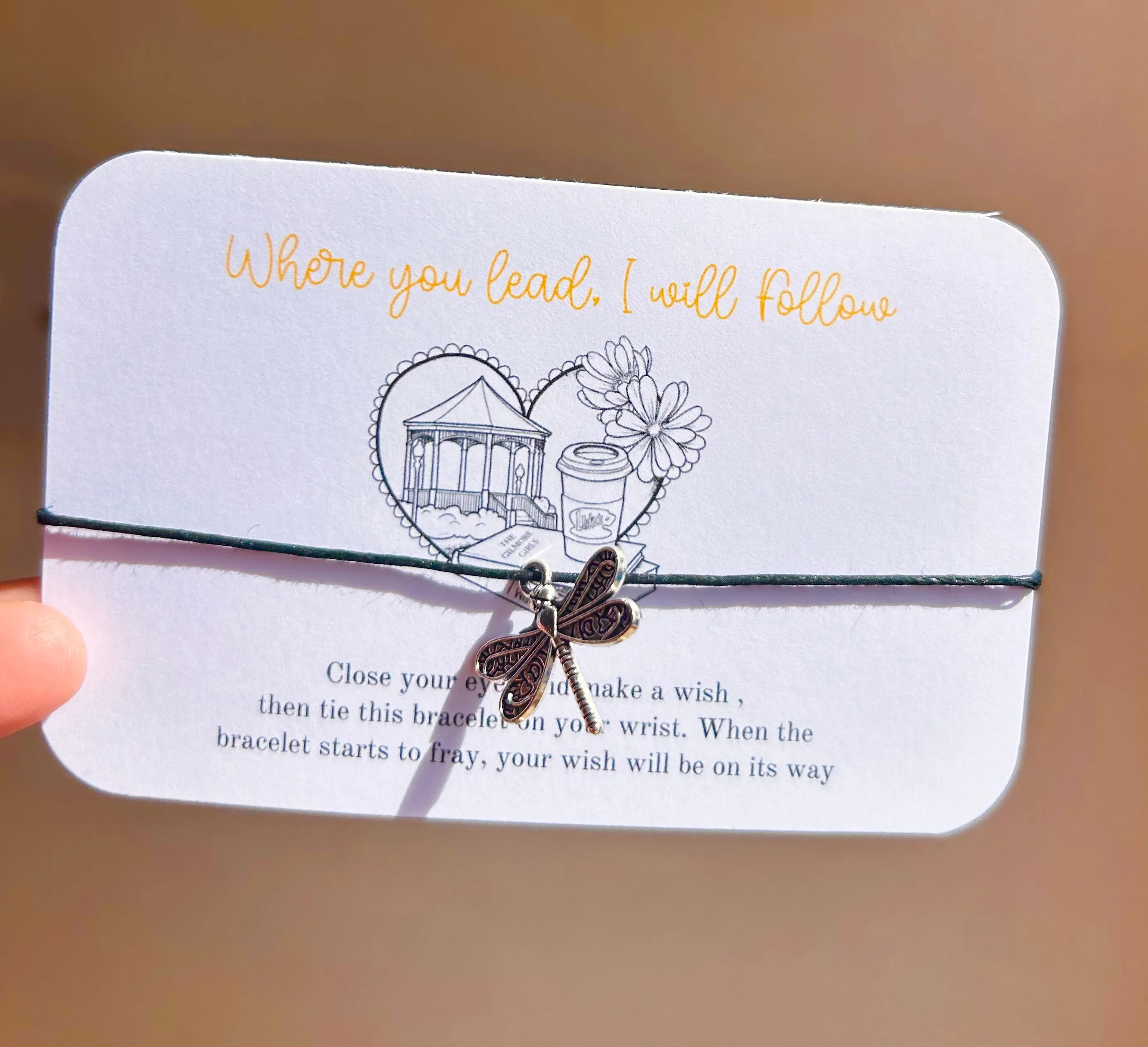 Wish Bracelet Gift | Luke’s Diner | Gilmore Birthday Gift | I smell snow Bracelet | Birthday Wish | Birthday Gifts For Lorelai | Sentimental
