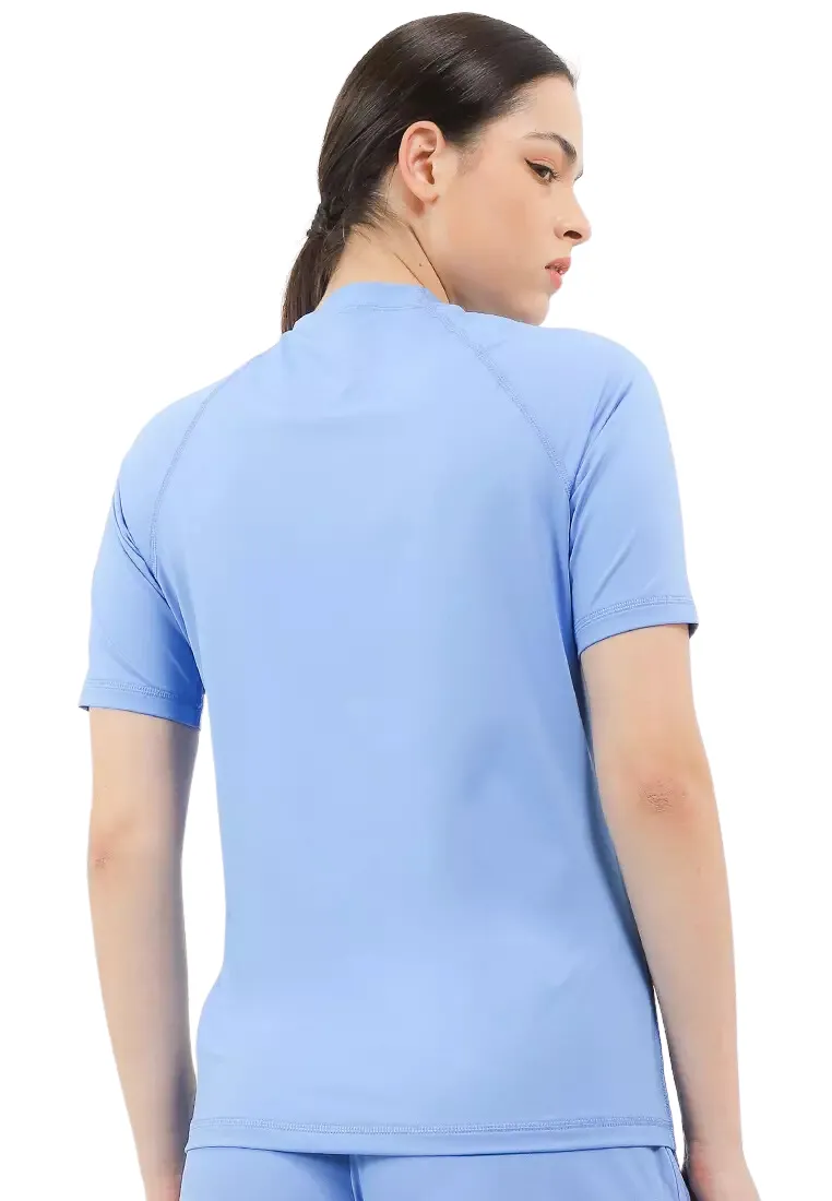 Womens Essentials Lycra Short Sleeves Ultra Marine