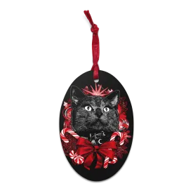 YULE CAT 2023 Wooden Ornament